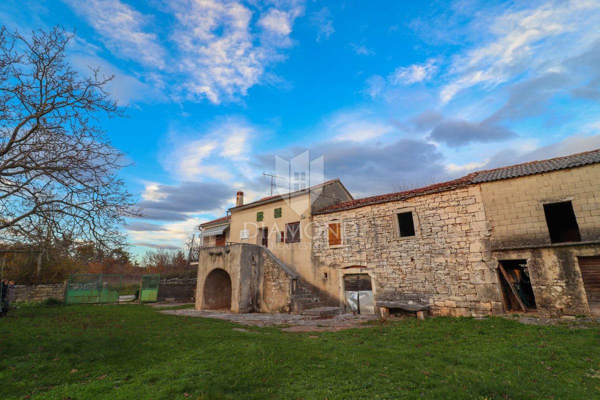 Avtohtona rezidenca, kamnita hiša z veliko parcelo/okolico