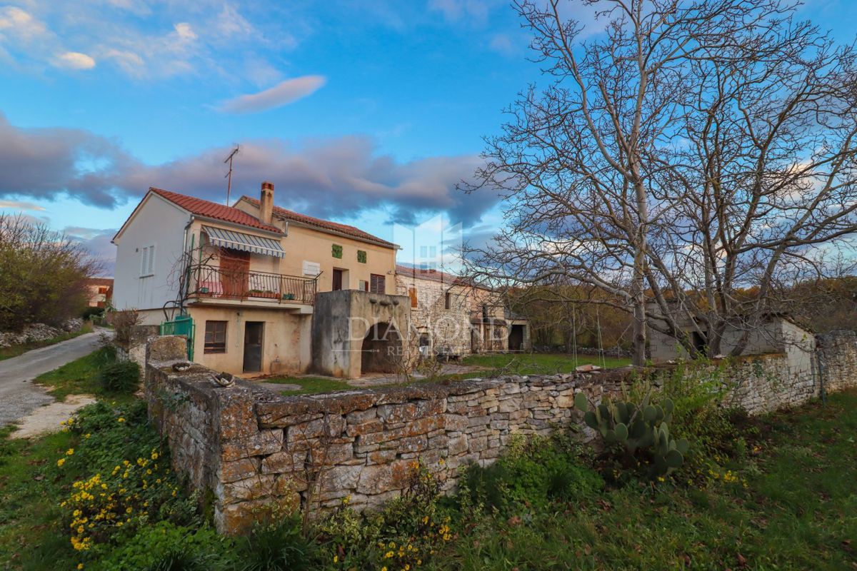 Avtohtona rezidenca, kamnita hiša z veliko parcelo/okolico