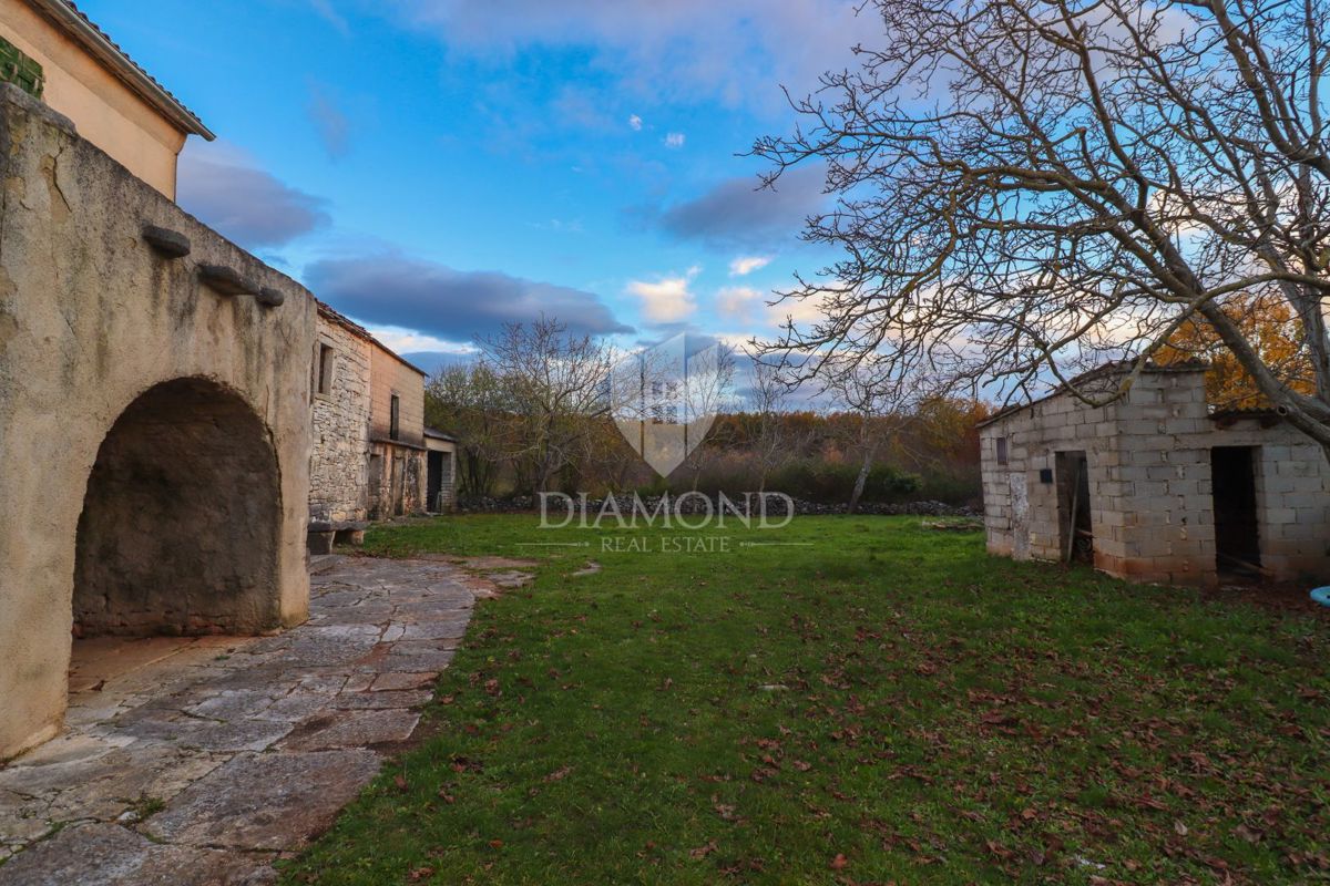 Avtohtona rezidenca, kamnita hiša z veliko parcelo/okolico