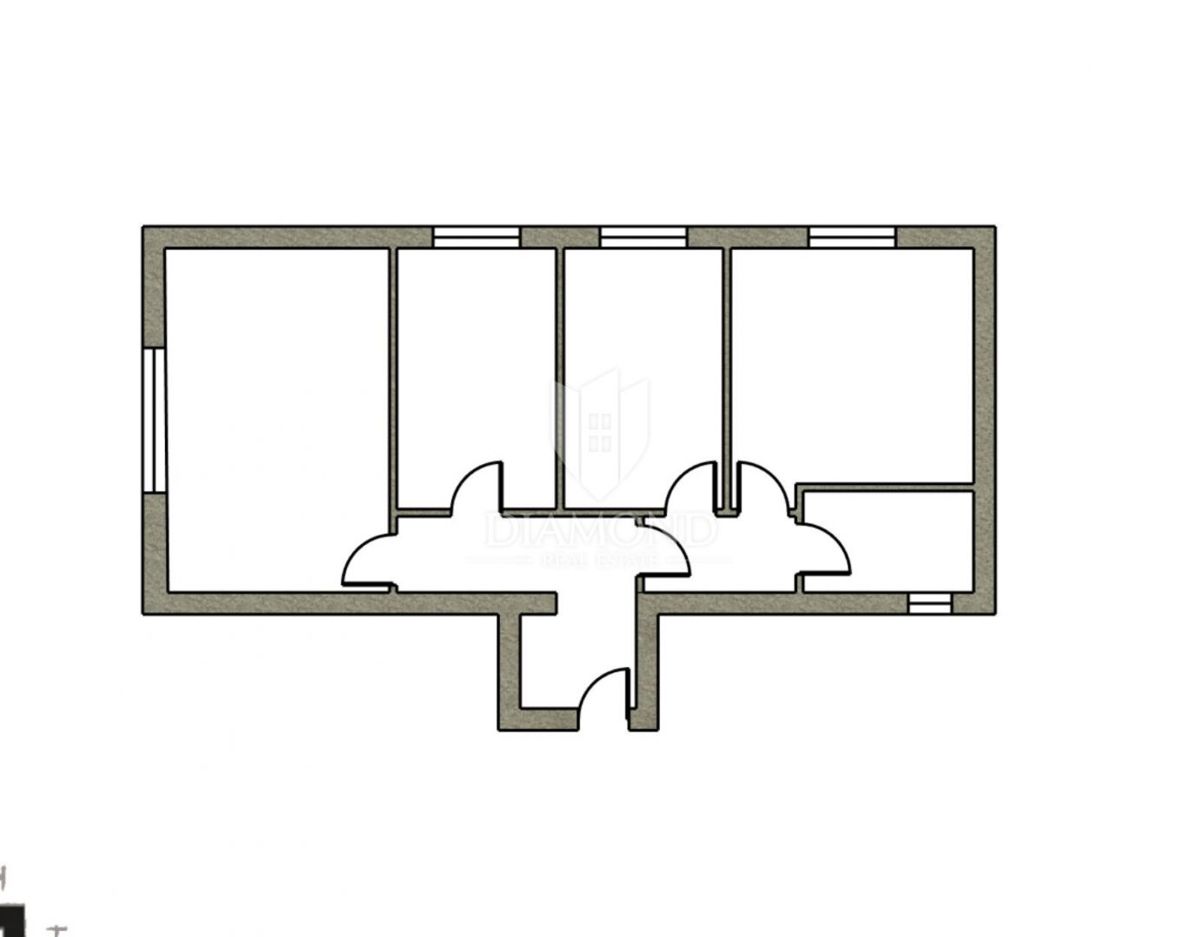 Apartmaj Vojak, Rijeka, 53,76m2