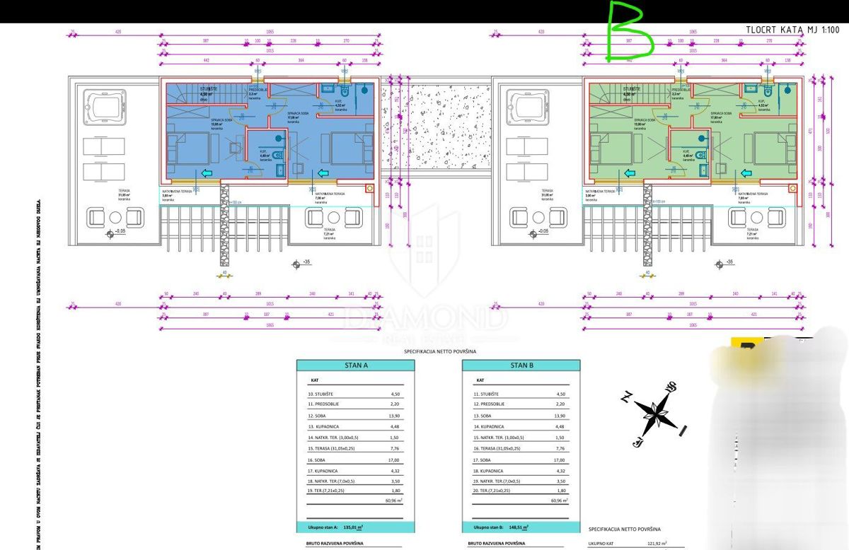 Hiša Poreč, 135,01m2