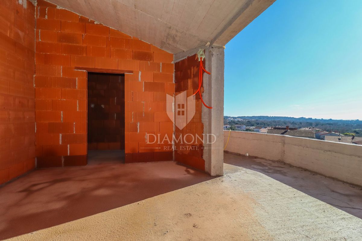 Medulin, okolica penthousea z osupljivim razgledom