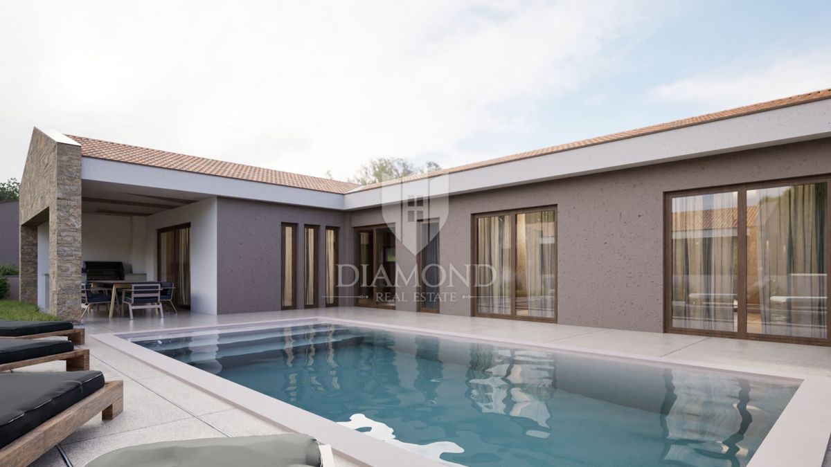 Mir, prostor in sodoben dizajn – hiša s 4 kopalnicami v bližini Barbana