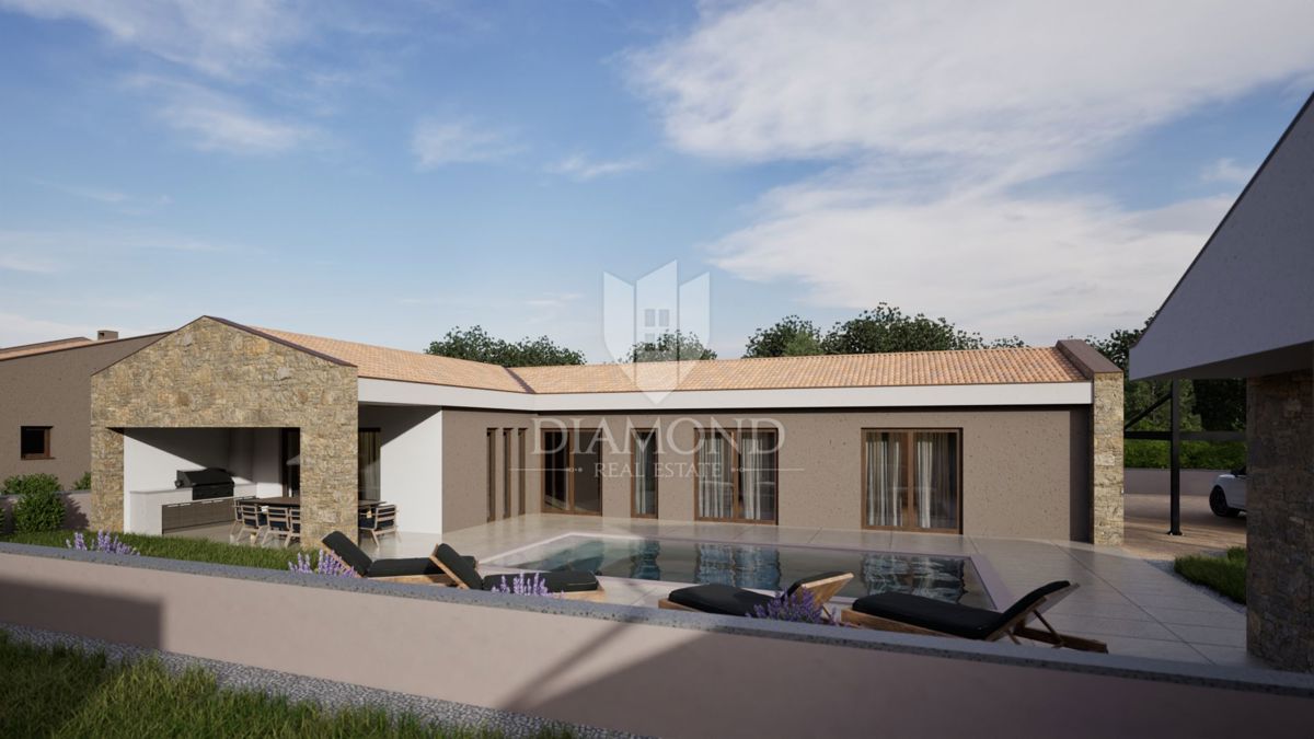 Mir, prostor in sodoben dizajn – hiša s 4 kopalnicami v bližini Barbana