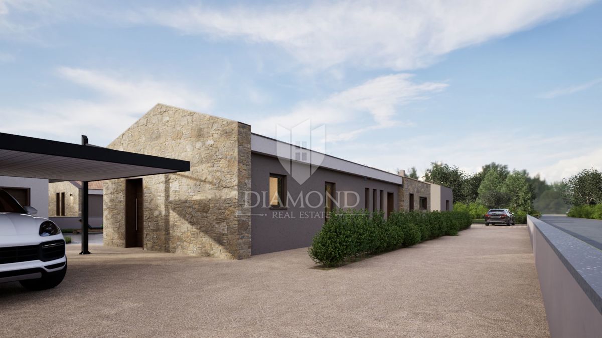 Mir, prostor in sodoben dizajn – hiša s 4 kopalnicami v bližini Barbana