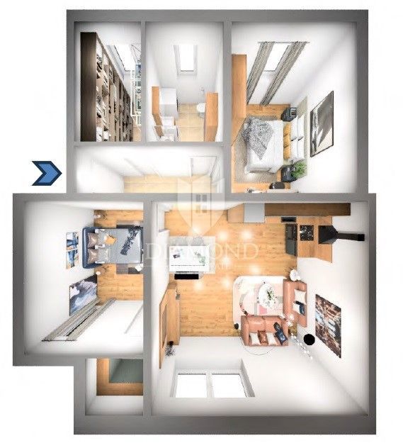 Buje, okolica! Čudovito novo stanovanje v istrskem stilu!