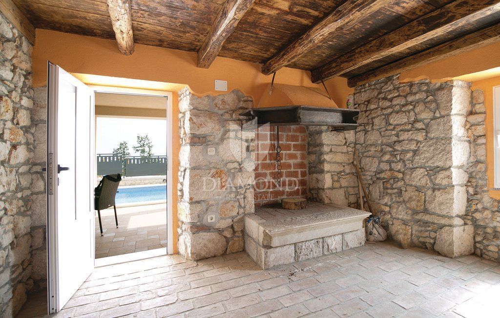 Labin, počitniška hiša s pogledom na morje