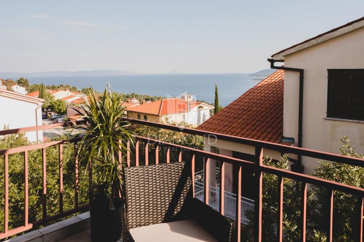 Apartma v Rabcu s pogledom na morje