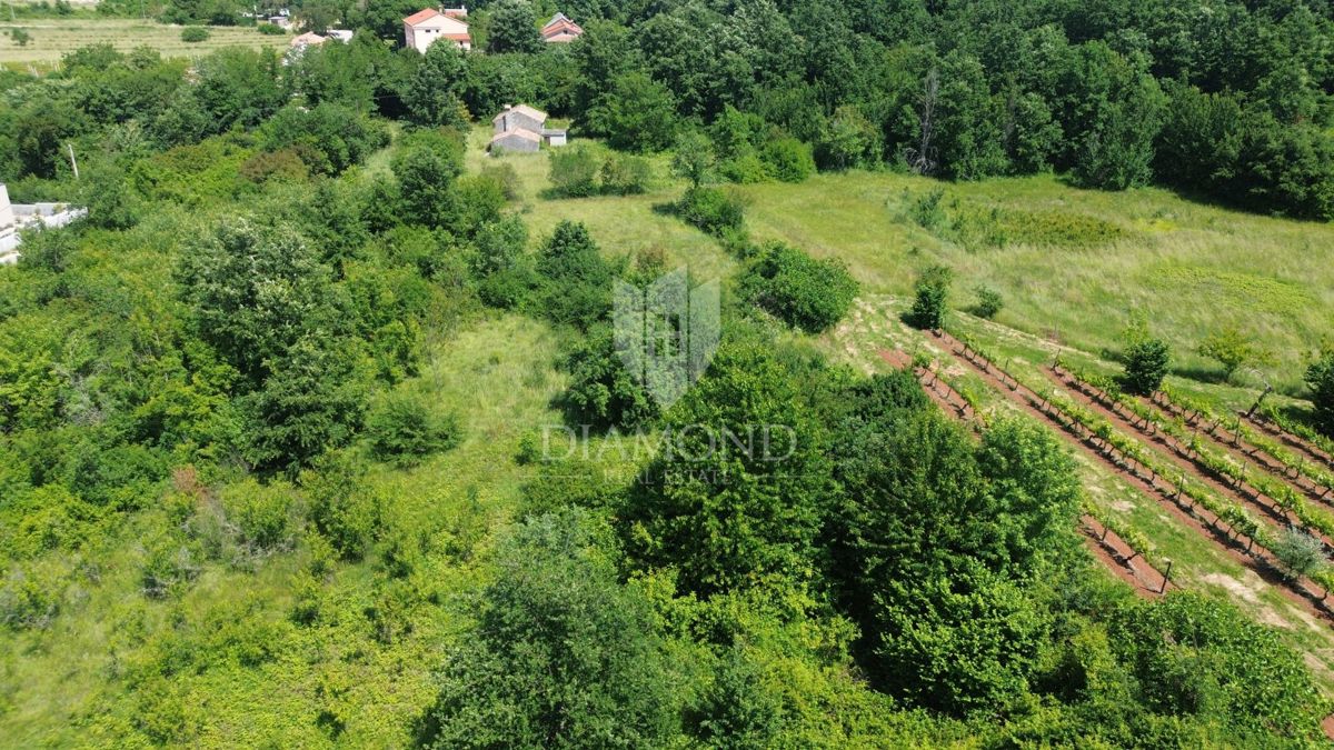 Velika gradbena parcela v bližini Labina