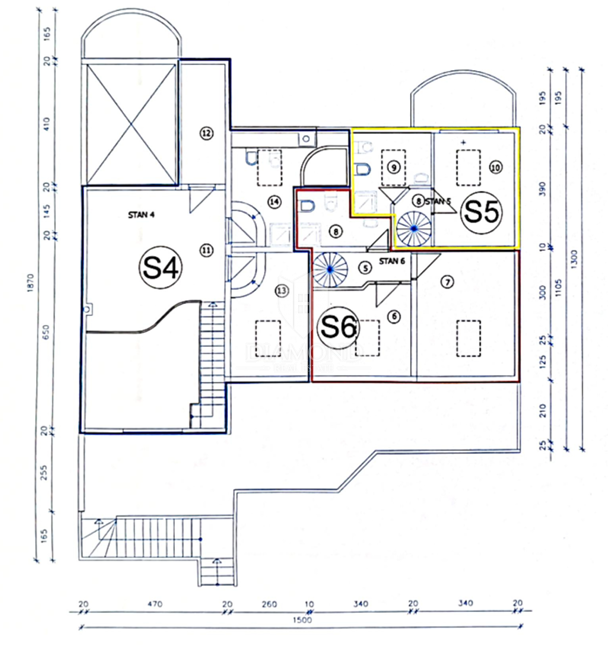 Novigrad, okolica, stanovanje 124 m2, 350 m od morja