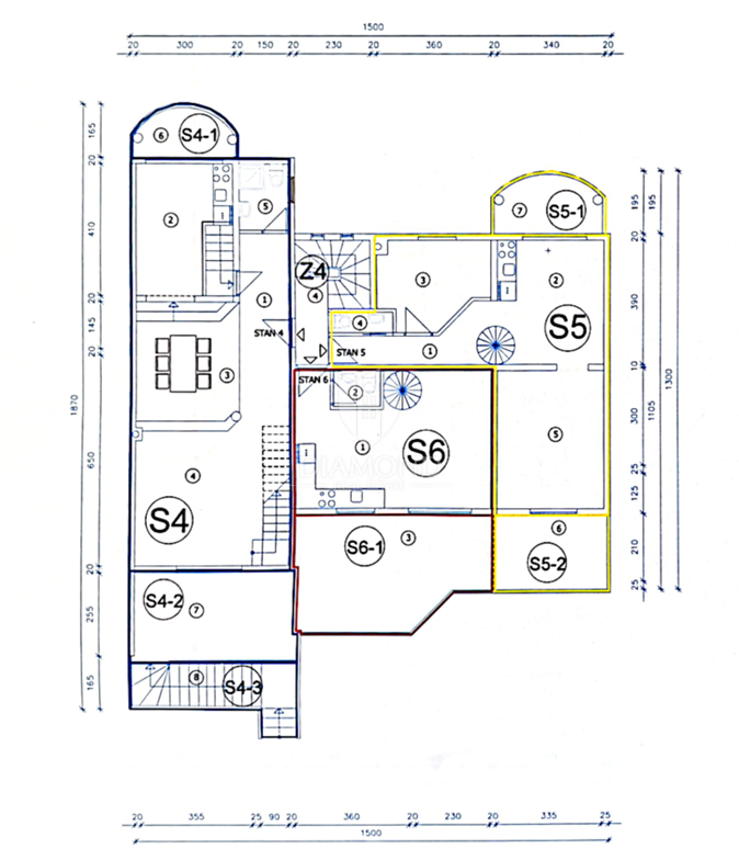 Novigrad, okolica, stanovanje 124 m2, 350 m od morja