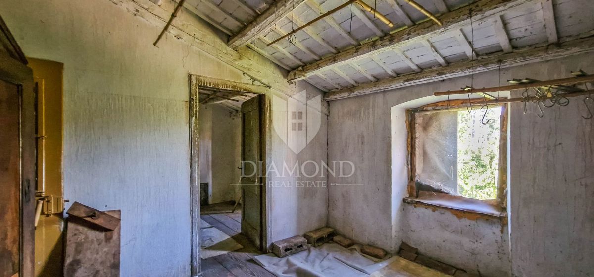 Novigrad, okolica, 2 kamniti hiši 251 m2 z velikim dvoriščem!
