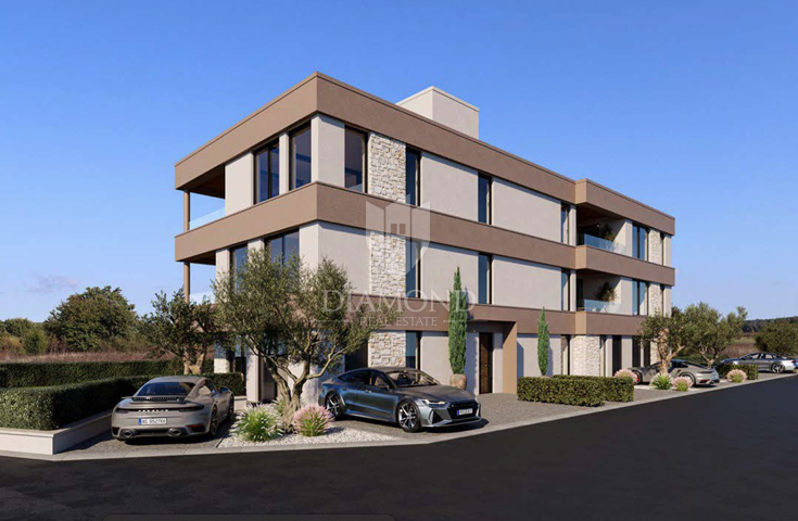 Poreč, okolica – Kompaktno stanovanje 52 m² s teraso