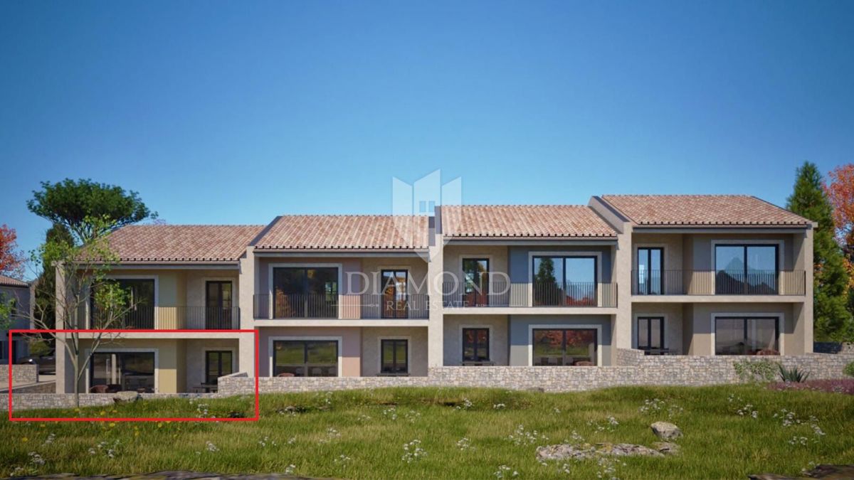 Novo stanovanje v bližini Rovinja na mirni lokaciji