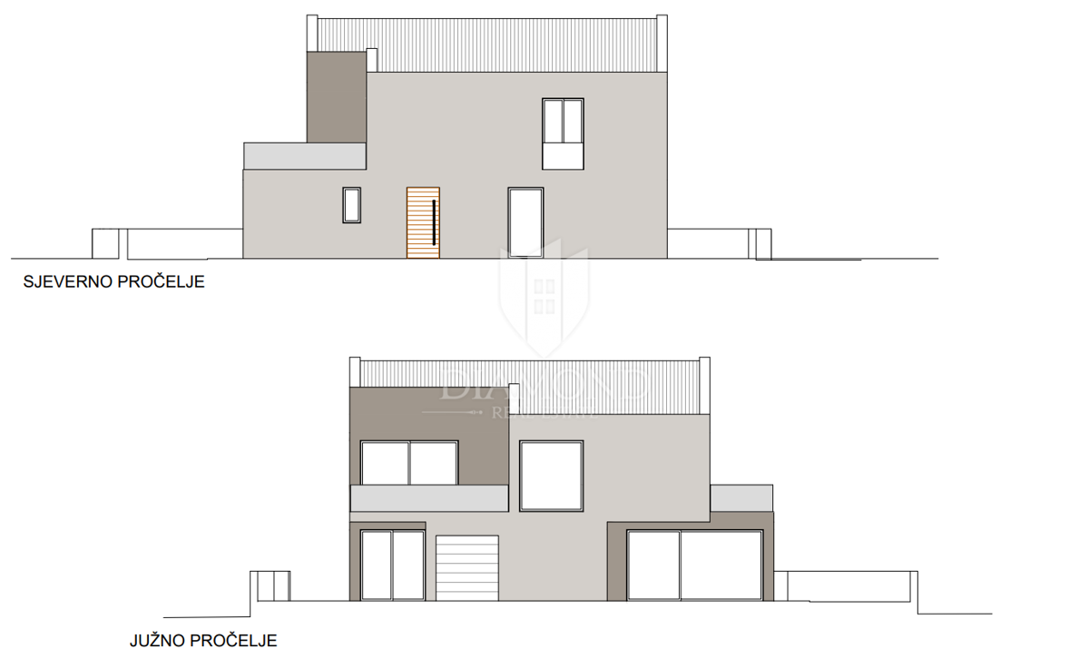 Bale, v bližini centra, zazidljivo zemljišče z dovoljenjem in projektom