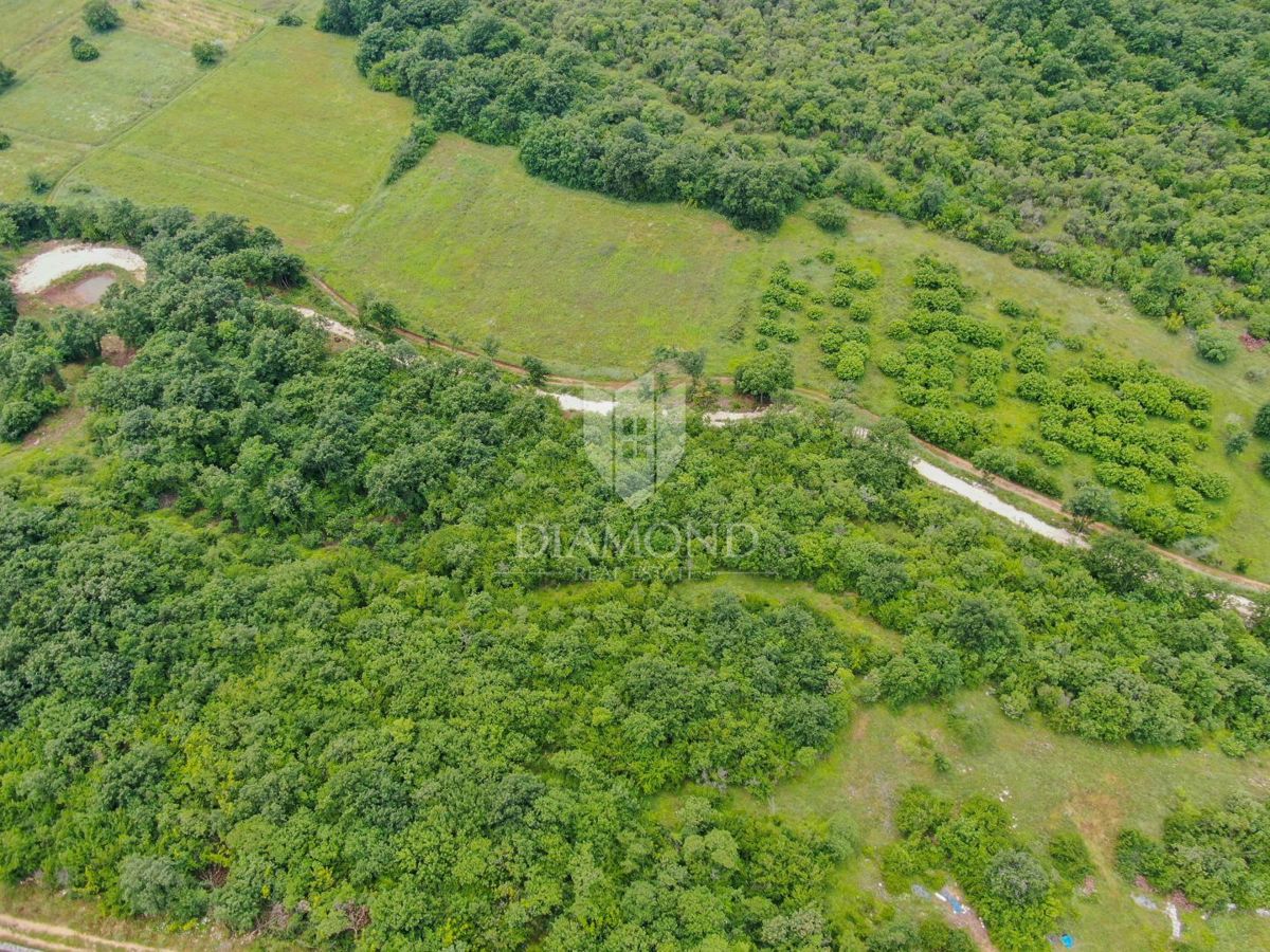 Lepo zazidljivo zemljišče v majhni vasi blizu Rovinj