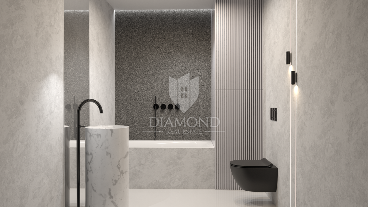 Pula Šijana, novogradnja 60 m², dvosobno stanovanje, parkirno mesto