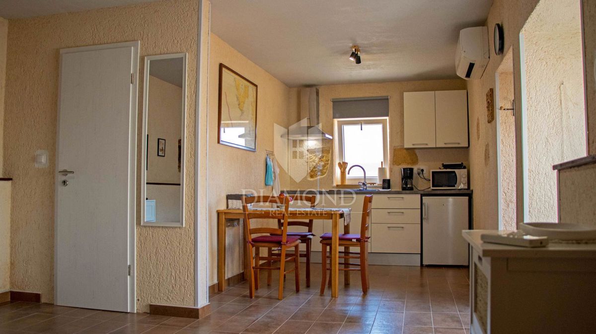 Dve hiši v Vinkuranu z obnovljenim stanovanjem in pogledom na morje