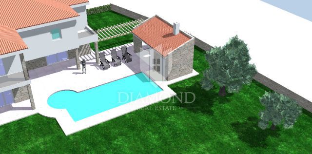 Okolica Oprtlja, vila z bazenom na mirni lokaciji