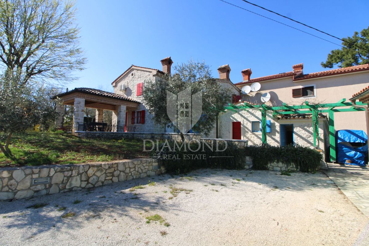 Labin, okolica, lepa avtohtona počitniška hiša.