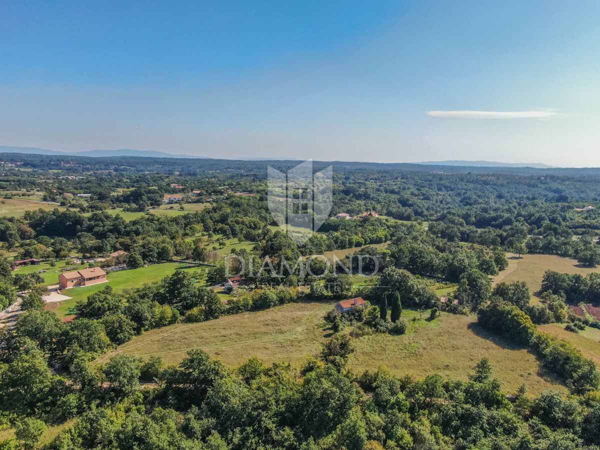 Žminj, okolica, hiša na prostorni parceli na samem