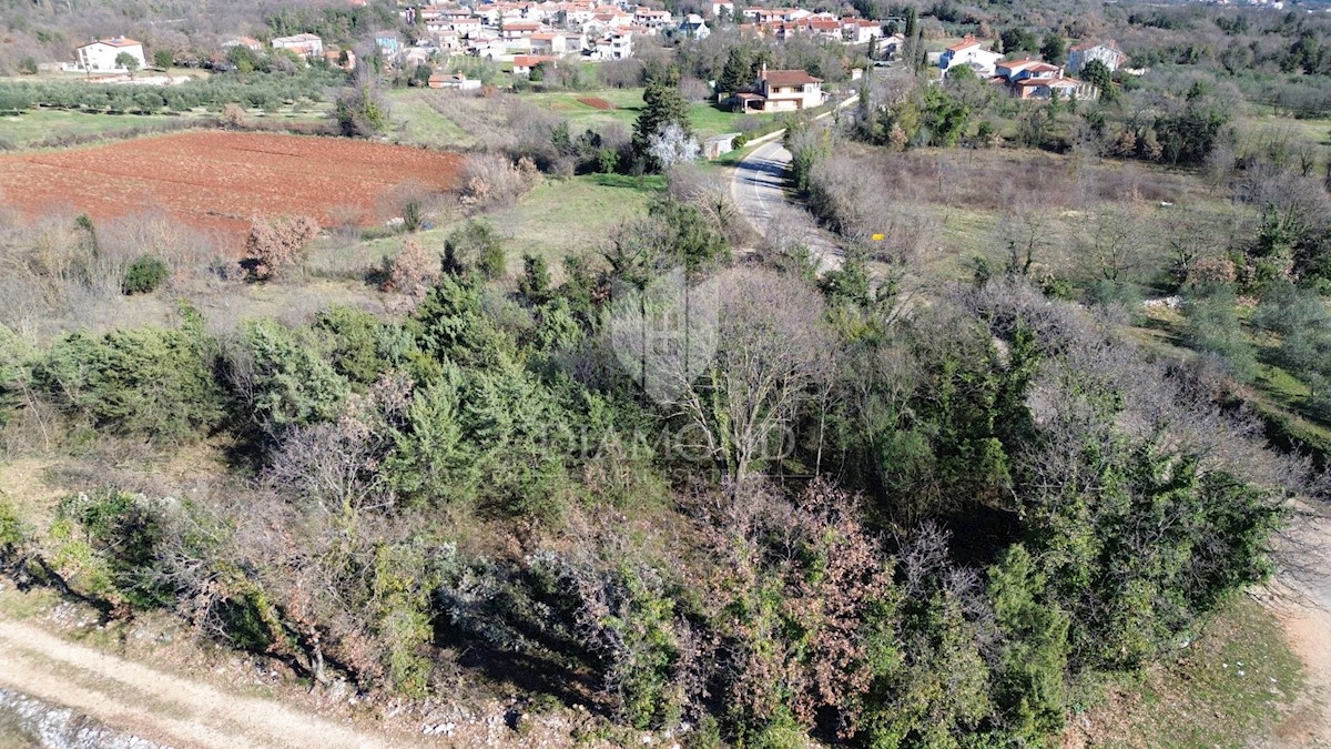 Marčana, atraktivno zemljišče s pogledom na morje 