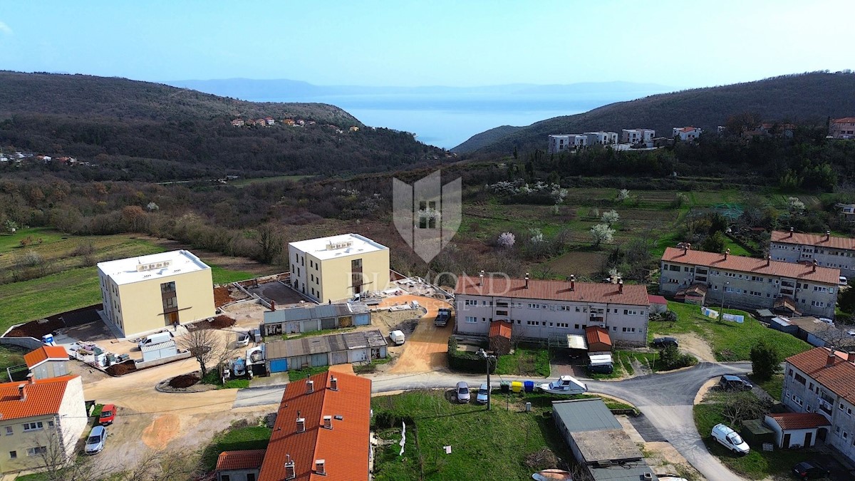 Labin, luksuzni penthouse s pogledom na morje 