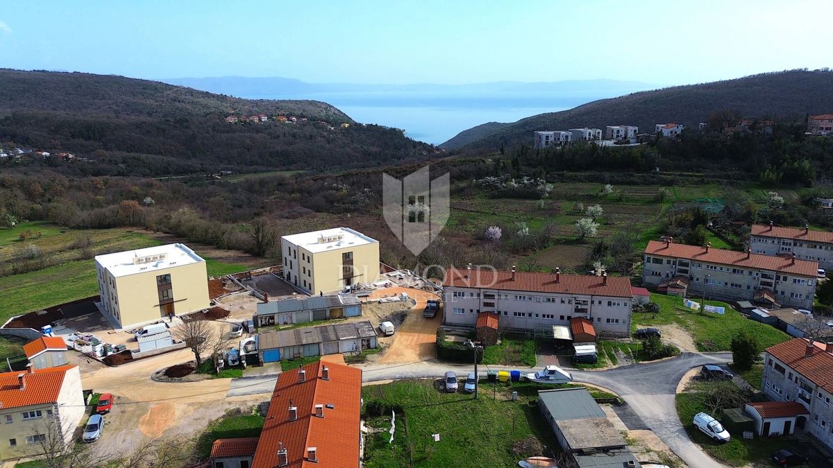 Labin, luksuzni penthouse s pogledom na morje 