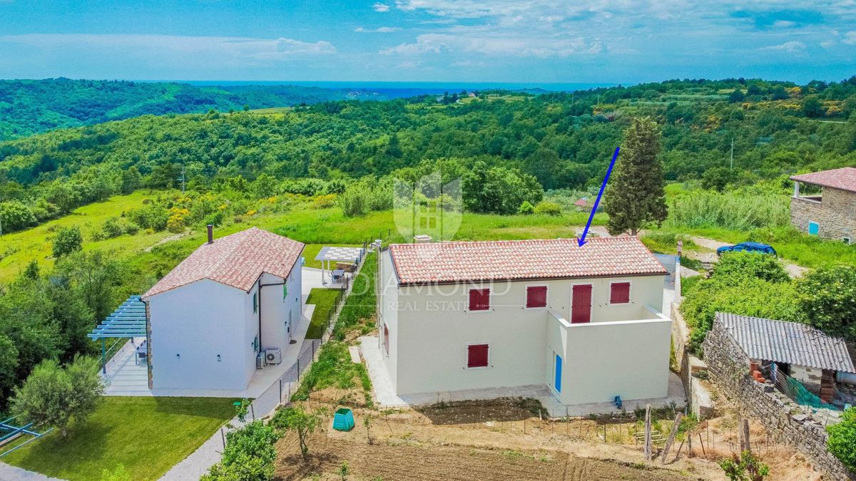 Momjan, okolica! Čudovita vila z odprtim pogledom na morje!