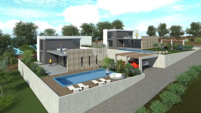 Zemljišče z gradbenim dovoljenjem, pogled na morje!