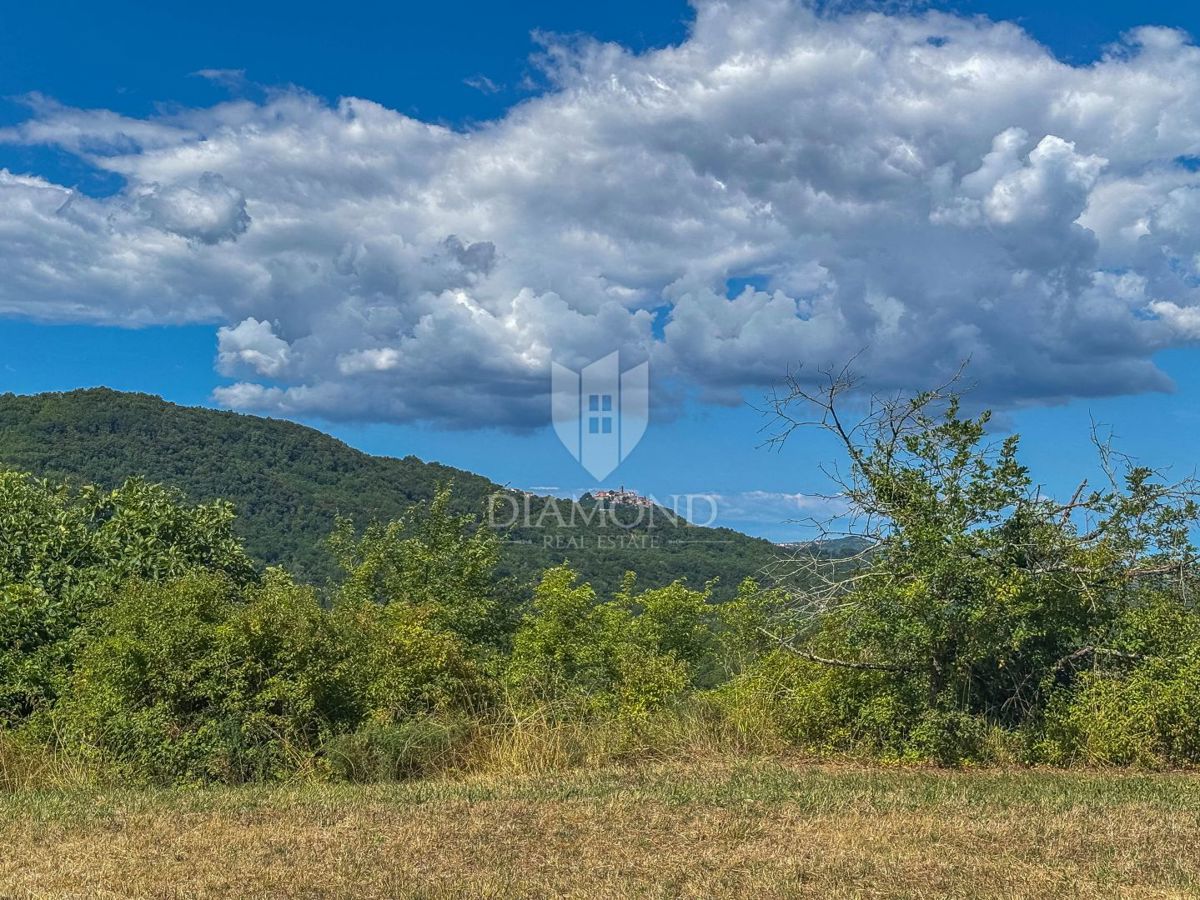 Motovun, okolica, edino gradbeno zemljišče na mirni lokaciji!