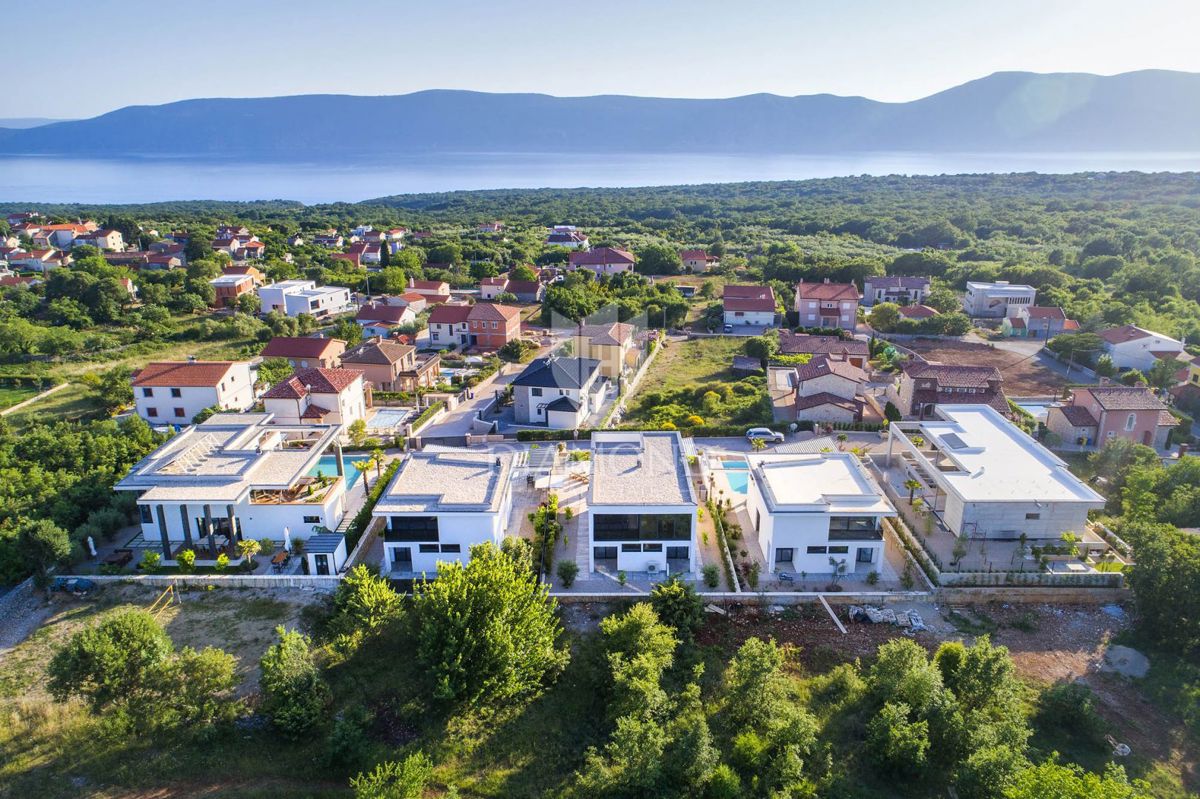 Otok Krk, moderna vila s pogledom na morje 