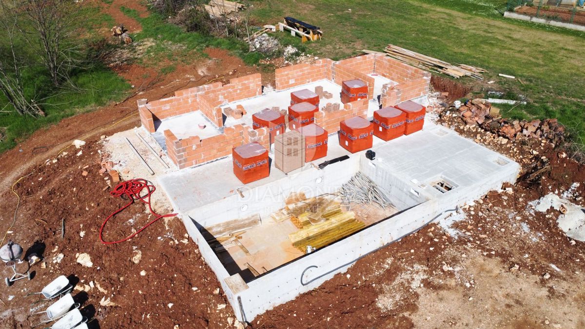 Poreč, okolica, Vila z bazenom in pogledom na naravo ROH-BAU