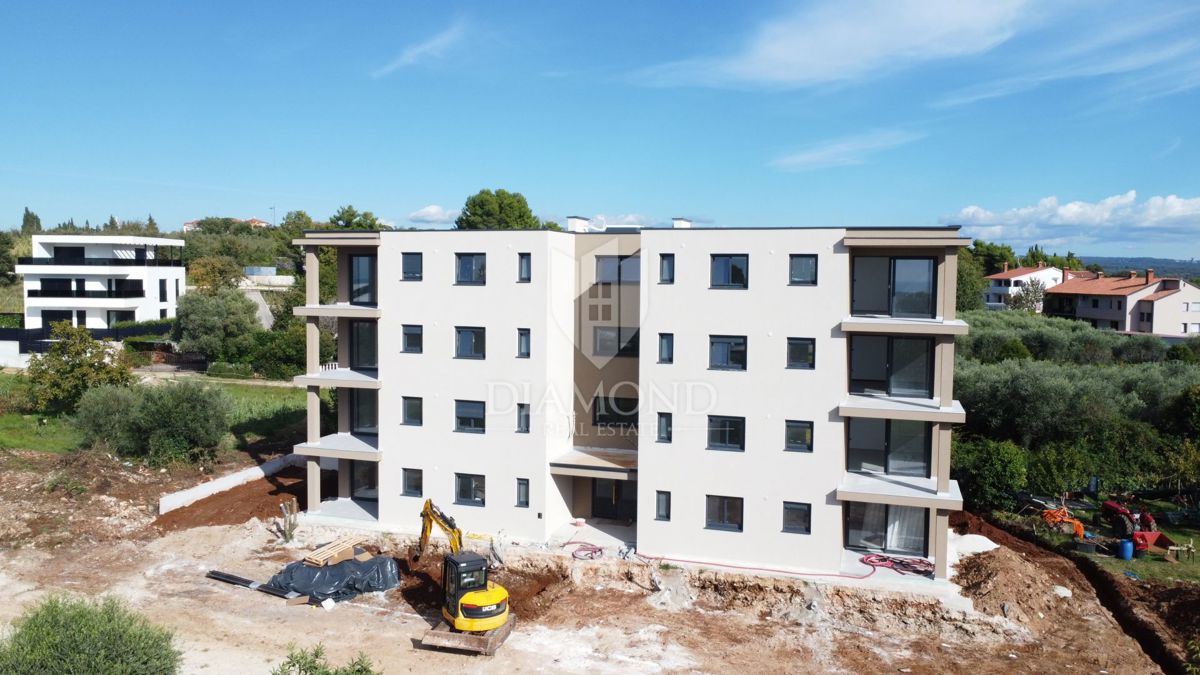 Poreč, novozgrajeno stanovanje v bližini morja