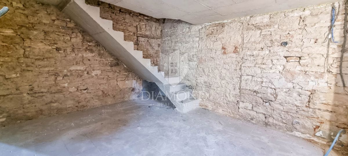 PRILOŽNOST! Bale, kamnita hiša, hlev in vrt v središču