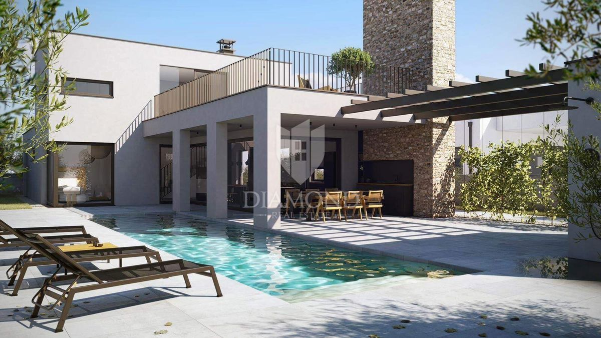 Sveti Lovreč, Fantastična arhitekturna vila, ROH-BAU