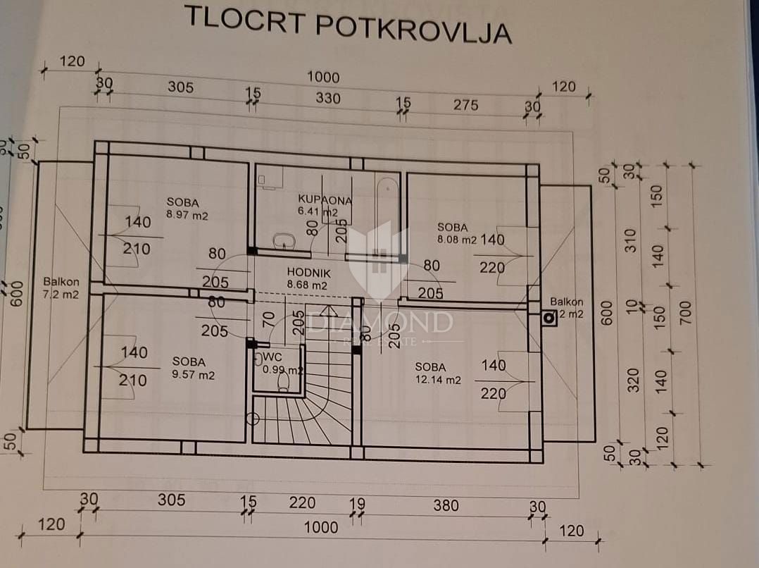 Hiša Kloštar Ivanić, 124m2
