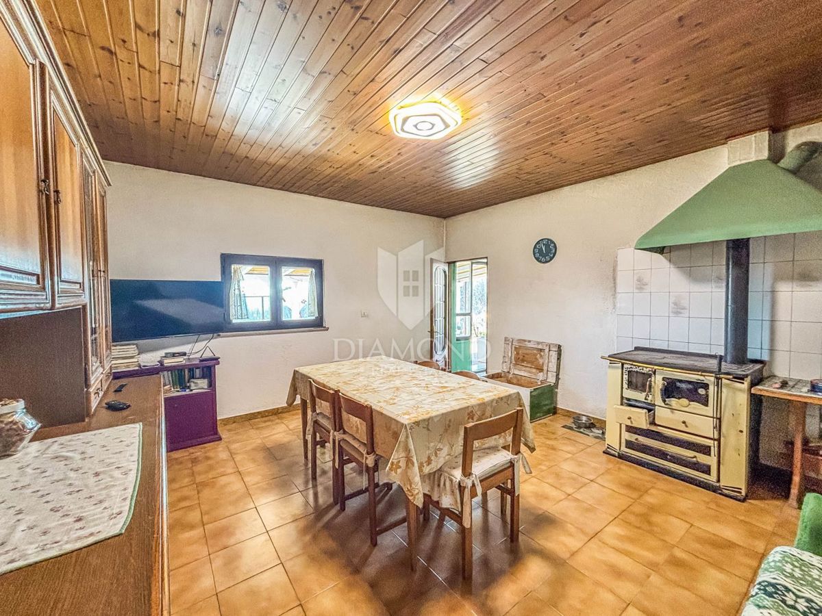 Buje, okolica- simpatična prizemnica na osunčanem zemljišču!