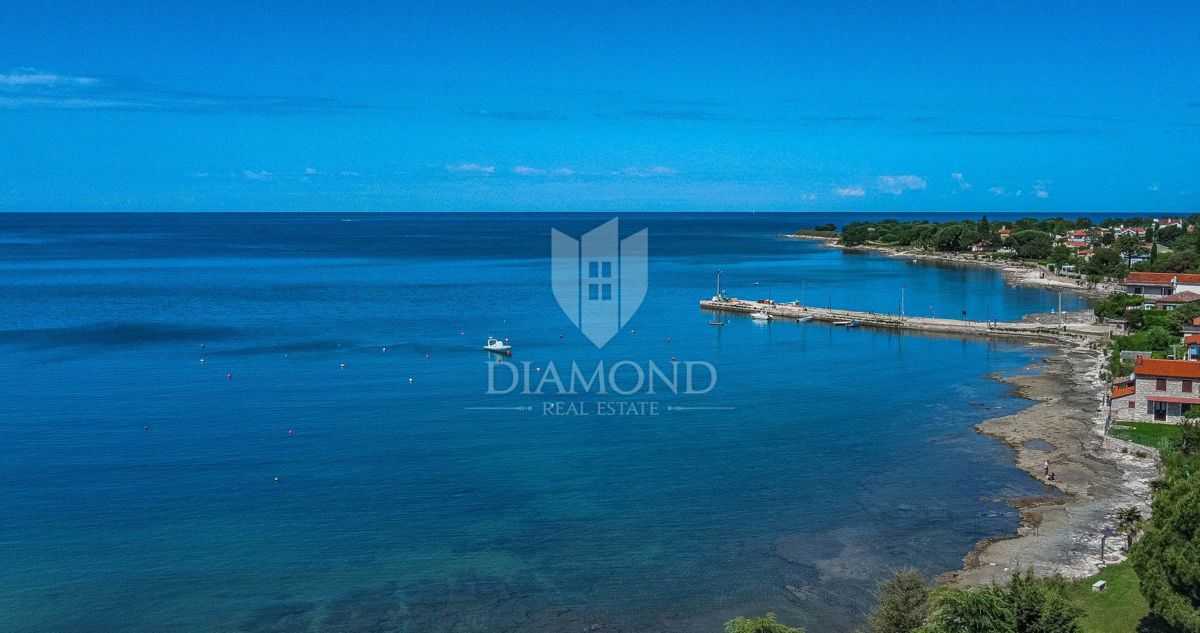 Okolica Novigrada, zemljišče z dovoljenjem 1.200 m2, 1. vrsta do morja!