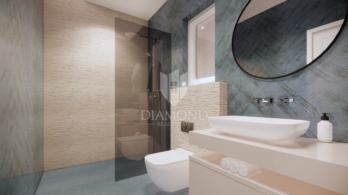 Žminj, počitniška hiša z bazenom v bližini centra mesta