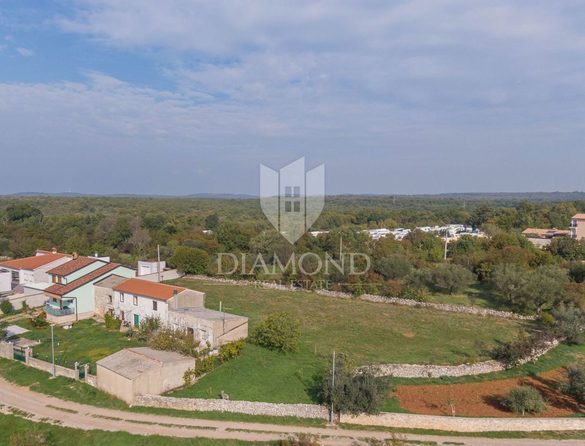 Vodnjan, okolica, hiša z velikim vrtom