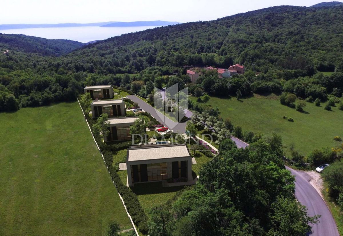 Labin, Rabac, moderna Vila z bazenom v bližini morja in mesta