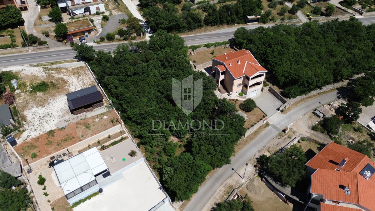 Labin, okolica, gradbeno zemljišče s pogledom na morje
