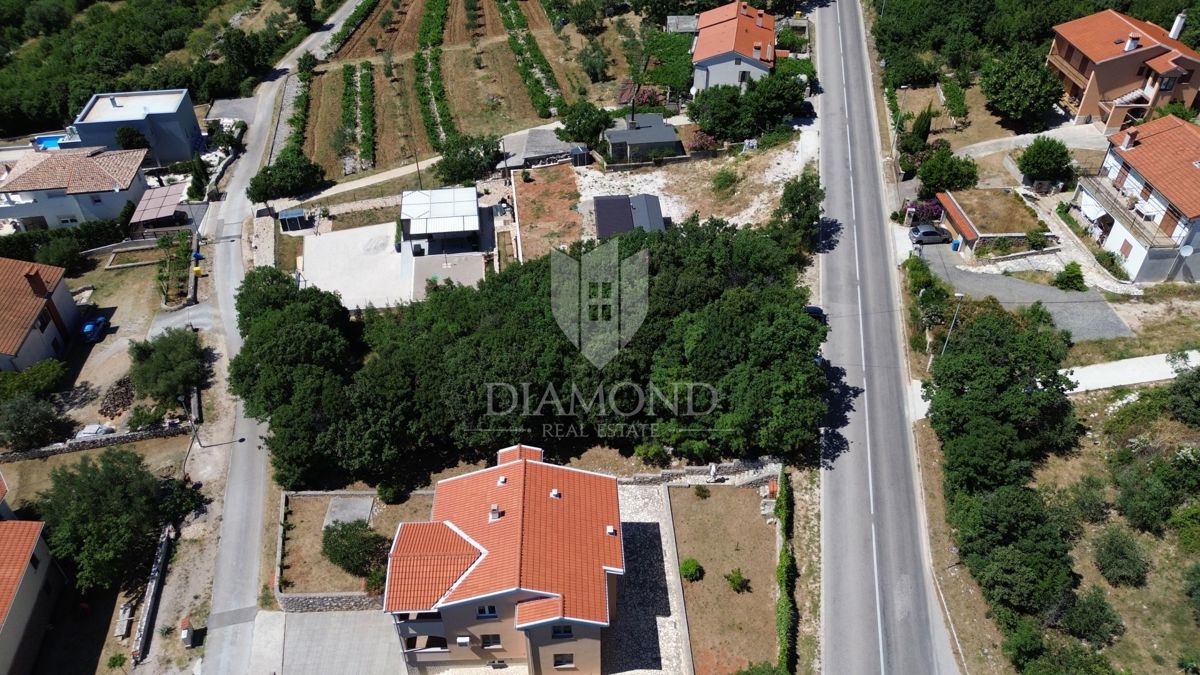 Labin, okolica, gradbeno zemljišče s pogledom na morje
