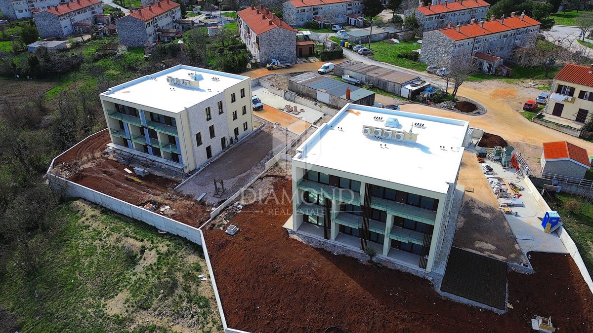 Labin, luksuzni penthouse s pogledom na morje 