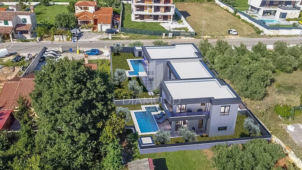 Luksuzna, kvalitetna vila dvojček v Medulinu 