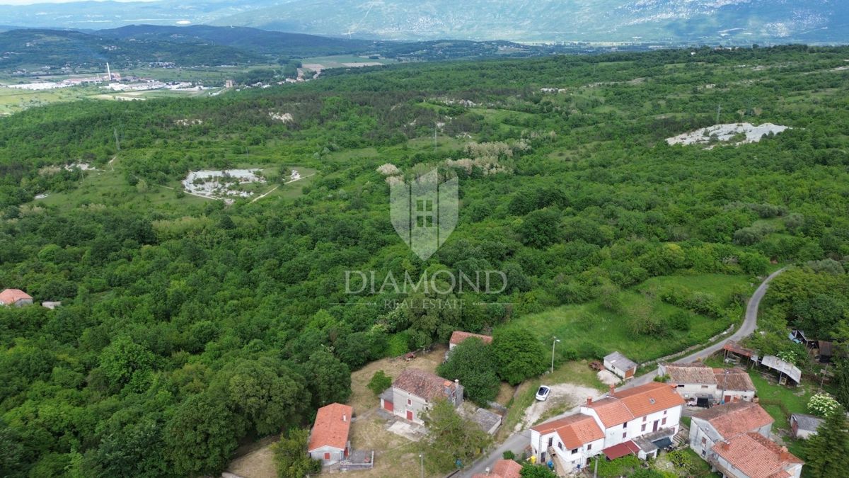Istra Labin, Veliko posestvo s 3 kamnitimi hišami