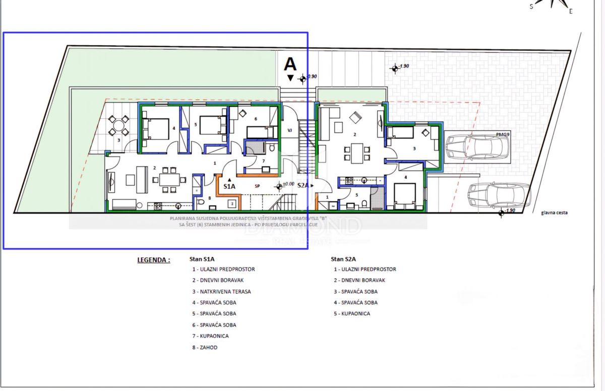 Apartmaj Lovrečica, Umag, 82m2