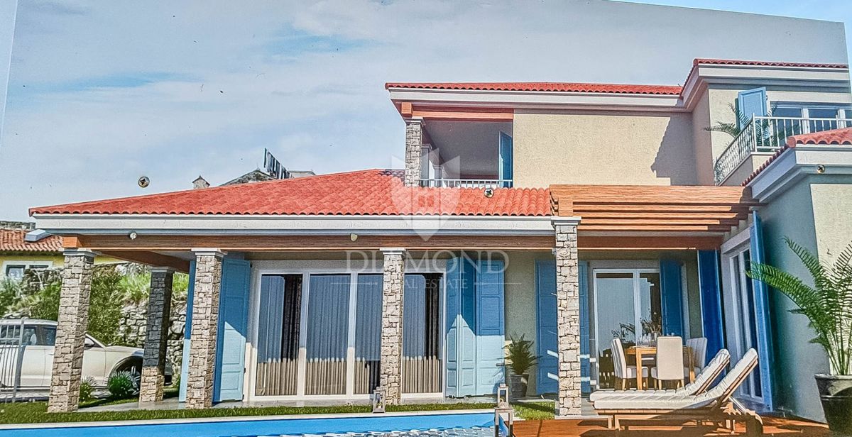 Istra, Izjemna vila z bazenom in pogledom na morje v Momjanu!