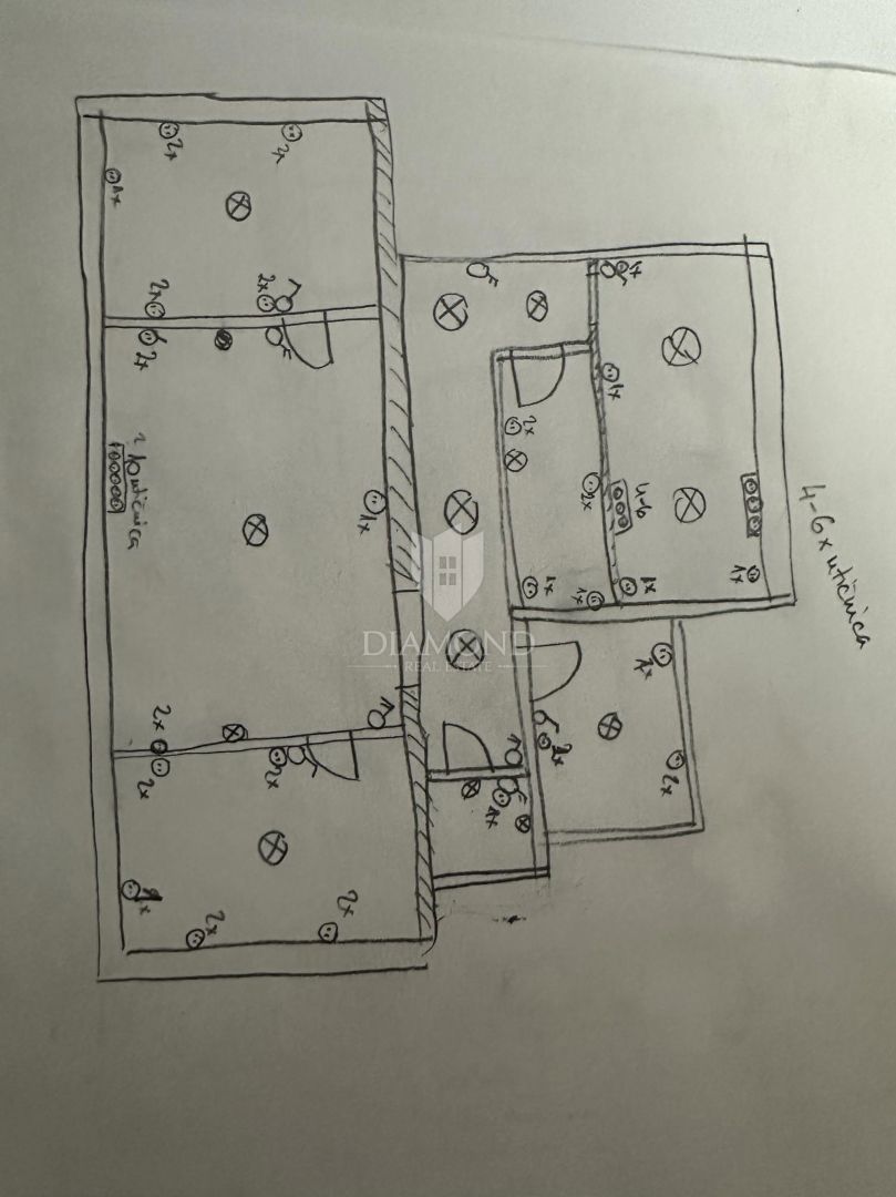 Apartmaj Centar, Rijeka, 103m2